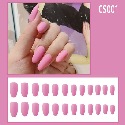 Wear Nails Autumn And Winter Frosted Personality Waterproof Ballet Nails