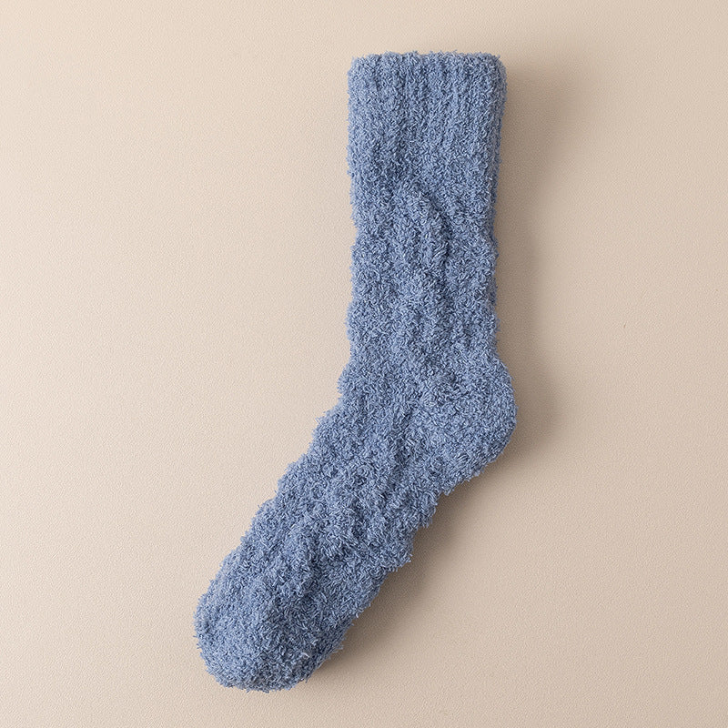 Unisex Winter Warm Fuzzy Coral Fleece Socks