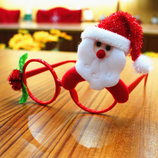 Christmas glasses frame Christmas party supplies