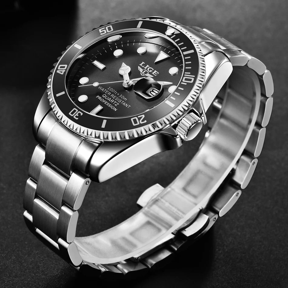 Luxury Fashion Diver Watch Men Waterproof