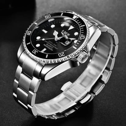 Luxury Fashion Diver Watch Men Waterproof