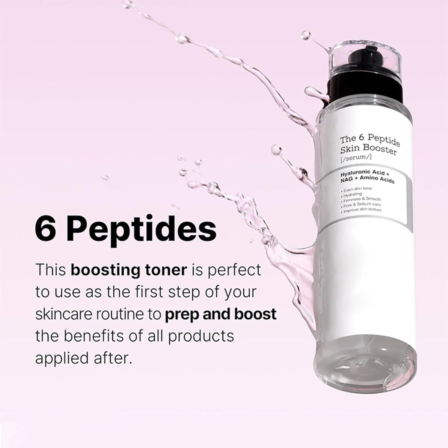 The six peptide Skin booster.
100ml New With Hyaluronic Facial Aging/ Reduces Acne/ Brighten /Suitable For Any Skin Type