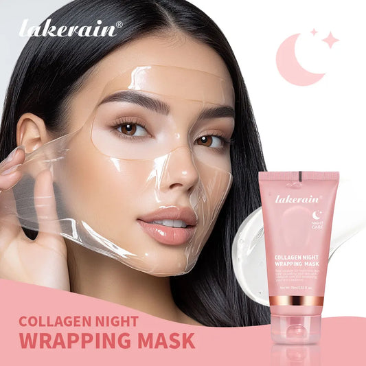 Night Collagen Wrapping Face Mask Make Glowy Skin