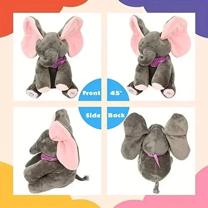 Animated Elephant Toys Plush Singing Elephant with Ears Moving