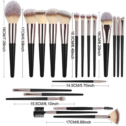 Makeup Brushes Set Professional Eyeshadow Foundation Concealer