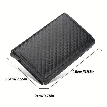 Carbon Fiber Credit Card Holder Wallet Men