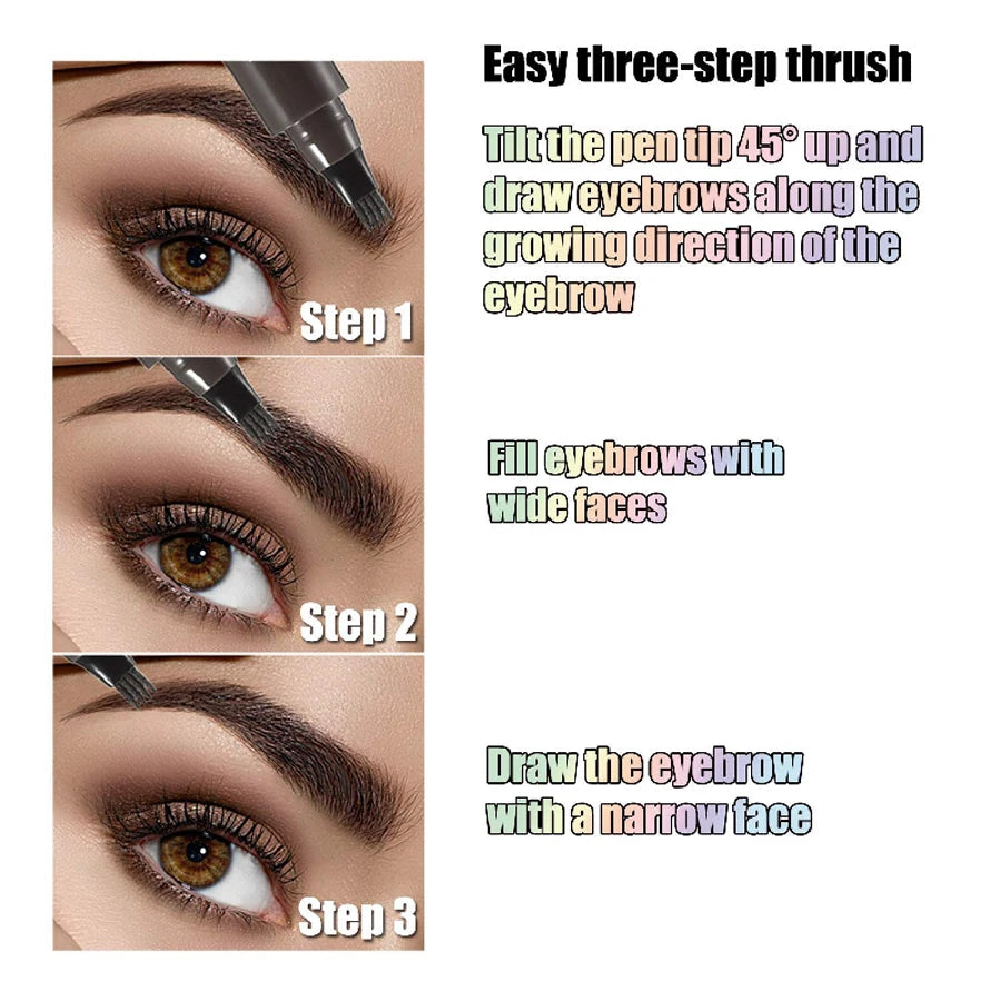 Waterproof Eyebrow Pen, Microblading Eyebrow Pencil