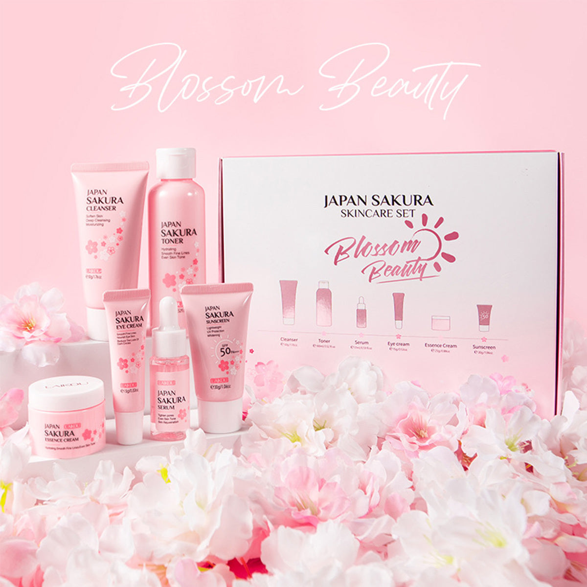 Skin Care Set JAPAN SAKURA Women Beauty