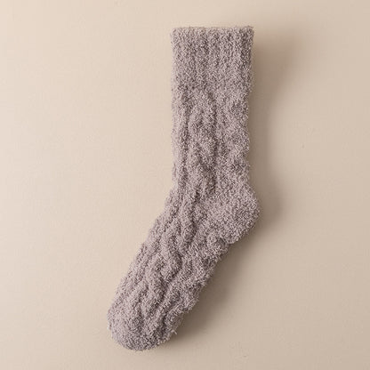 Unisex Winter Warm Fuzzy Coral Fleece Socks